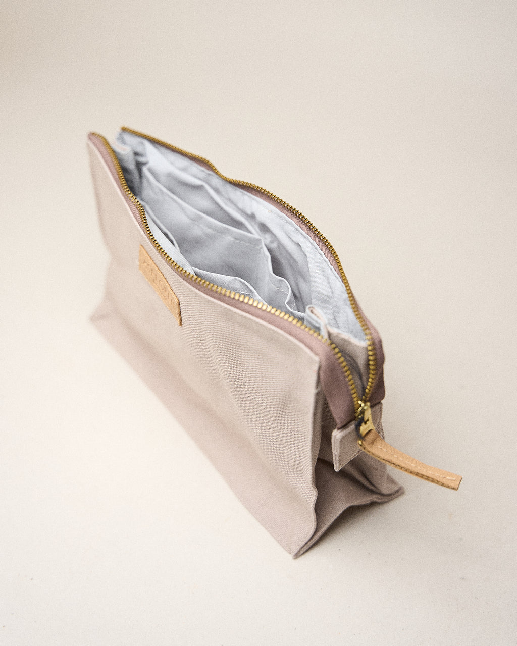 Neceser de Algodón orgánico para viaje y uso diario