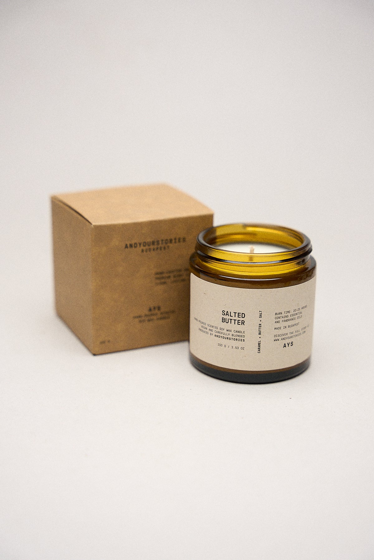 Vela Aromática Salted Butter, Aroma Gourmand a Caramelo