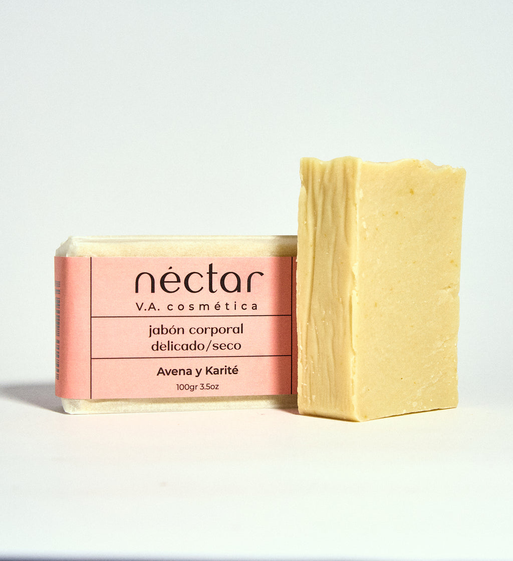 Jabón Corporal de Avena y Karité calmante