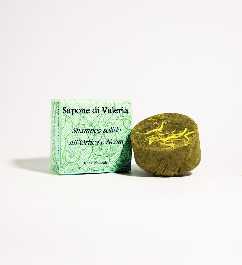 Champú Sólido de Ortiga y Neem para cabello graso